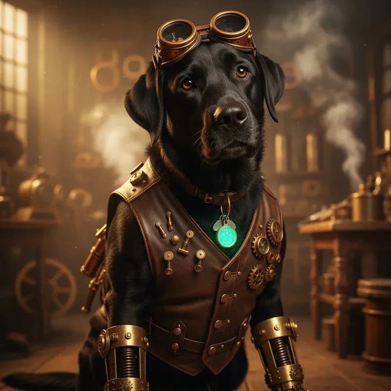 Steampunk-Erfinder